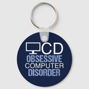 Llavero Techie Humor   Trastorno obsesivo por ordenador