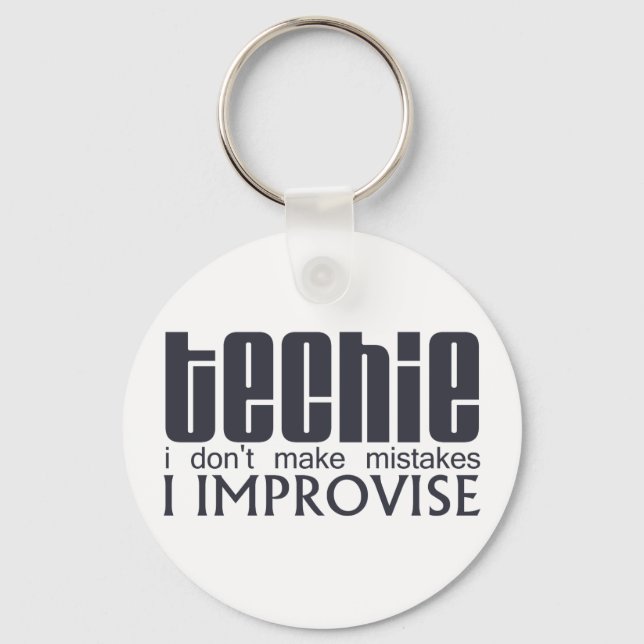 Llavero Techie Improvise (Anverso)