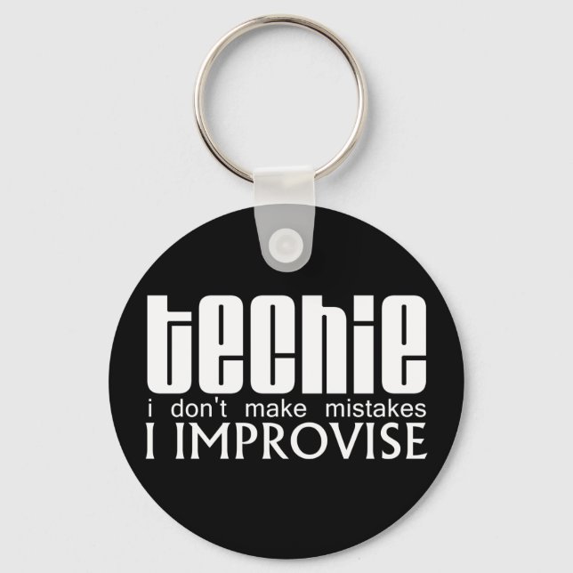 Llavero Techie Improvise (Anverso)