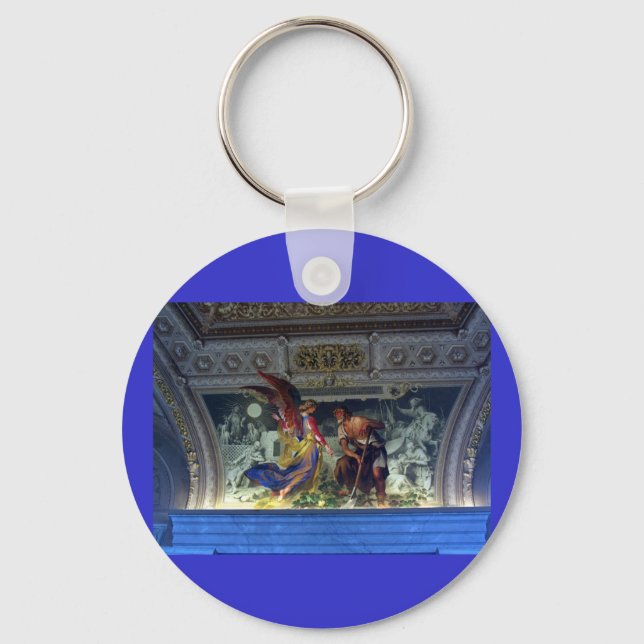 Llavero Techo en el Museo Vaticano en Roma (Anverso)