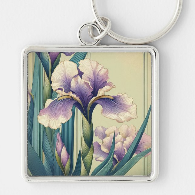 Llavero Tecla Art Deco Iris (Frente)