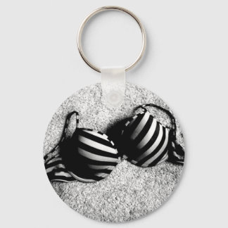 Llavero Tecla Black and White Bra