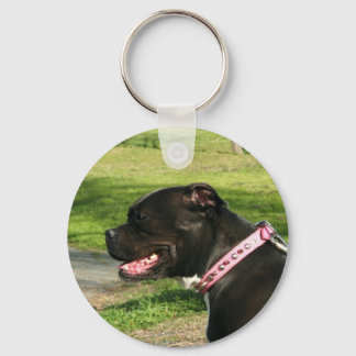 Llavero Tecla Black Pit Bull