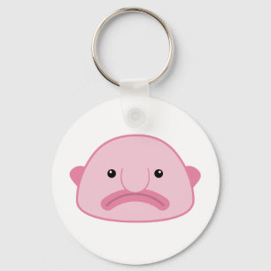 Llavero Tecla botón Blobfish