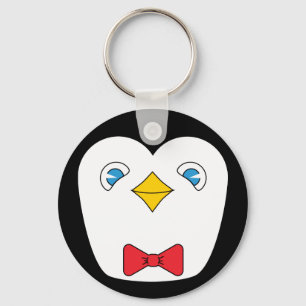 Llavero Tecla Bowtie pingüino