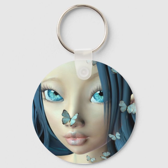 Llavero Tecla Butterfly Kisses (Anverso)