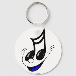Llavero Tecla clave de música feliz