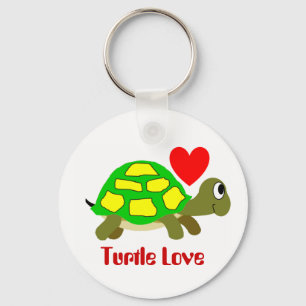 Llavero Tecla de amor de tortuga