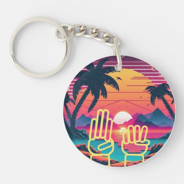 Llavero Tecla de ayuda de emergencia (Frente)