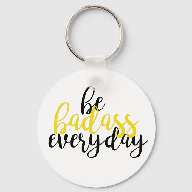 Llavero Tecla de Badass (Anverso)