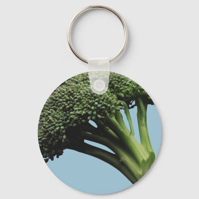 Llavero Tecla de botón básico de Broccoli (Anverso)