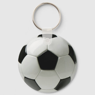 Llavero Tecla de botón básico para bola de fútbol 3D