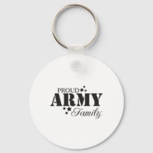 Tecla de botón de familia del ejército orgulloso