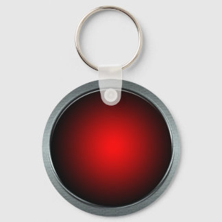 Llavero Tecla de botón rojo grande