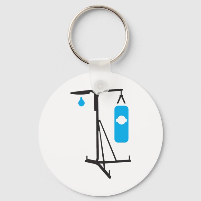 Llavero Tecla de boxeo de punzonado (Anverso)