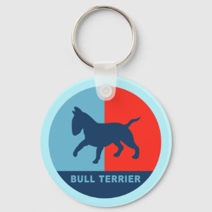 Llavero Tecla de Bull Terrier