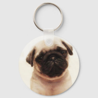 Llavero Tecla de cachorro Pug