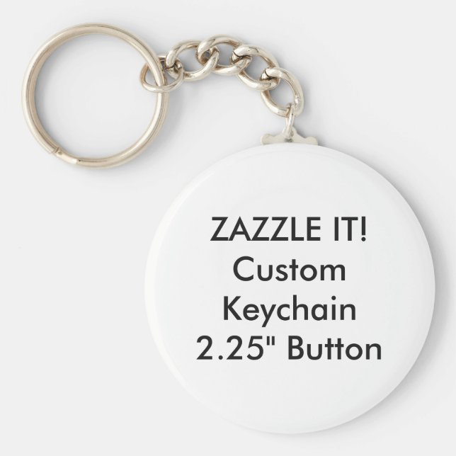 Llavero Tecla de cadena de teclas del botón redondo del pe (Frente)