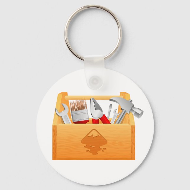 Llavero Tecla de caja de herramientas (Anverso)