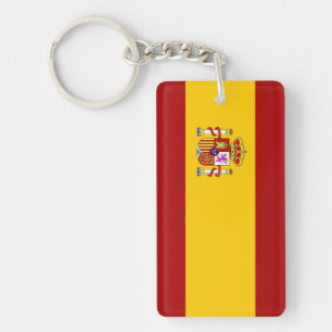 Llavero Tecla de calidad de bandera de España