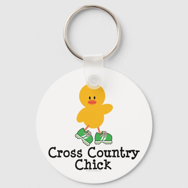 Llavero Tecla de Chick Cross Country (Anverso)