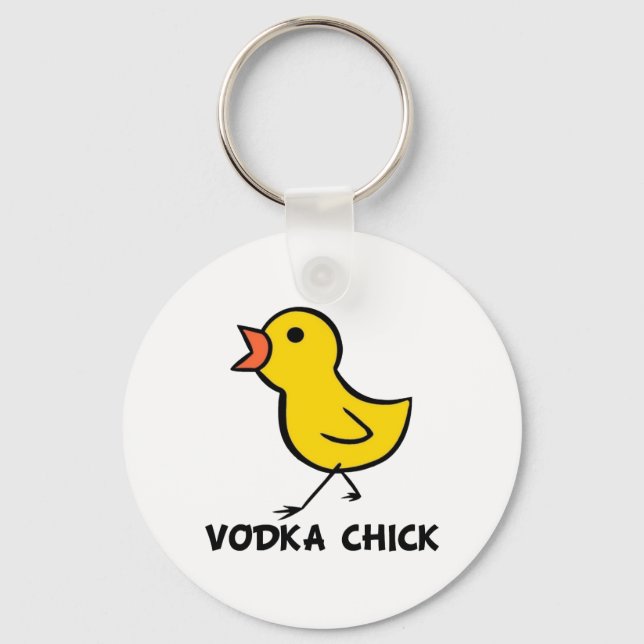 Llavero Tecla de Chick Vodka (Anverso)