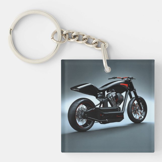 Llavero Tecla de ciclo de motor (Frente)