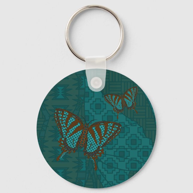 Llavero Tecla de cola de torneado nativa (Anverso)