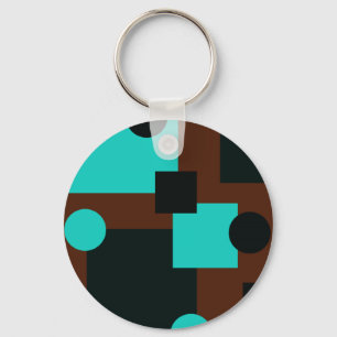 Llavero Tecla de Deco Turquesa