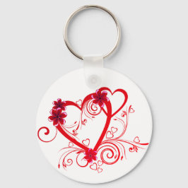 Llavero Tecla de diseño de flores