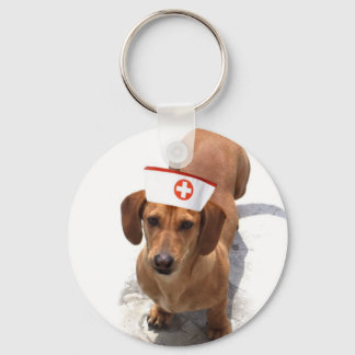 Llavero Tecla de enfermería de Dachshund