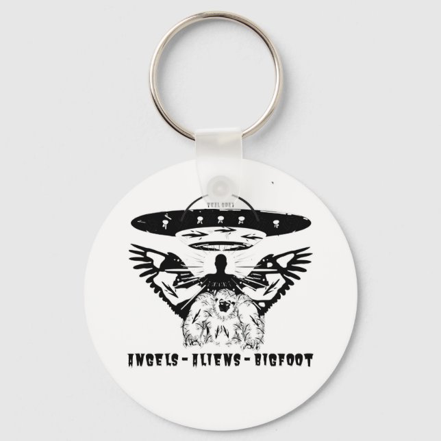 Llavero Tecla de estilo de botón (Anverso)