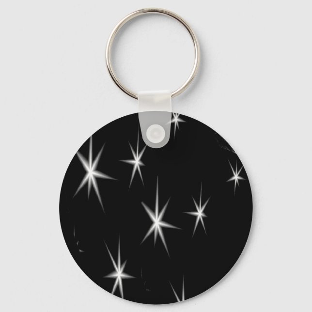 Llavero Tecla de estrellas blancas (Anverso)
