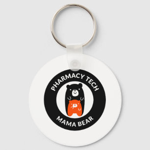 Llavero Tecla de farmacia personalizada Mama Bear Keychain