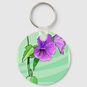 Llavero Tecla de flor