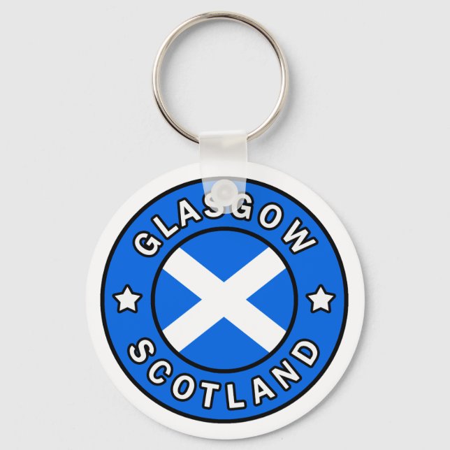 Llavero Tecla de Glasgow Scotland (Anverso)