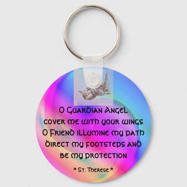 Llavero Tecla de Guardian Angel (Anverso)
