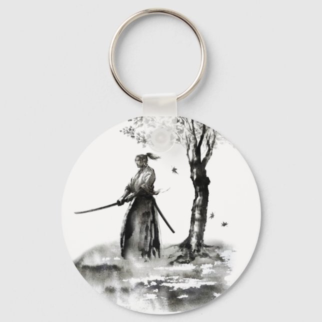 Llavero Tecla de guerrero de Samurai (Anverso)