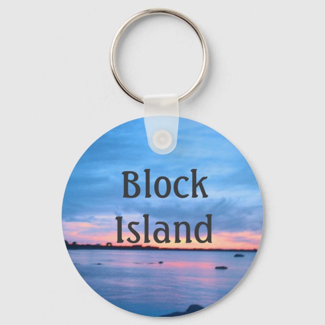 Llavero Tecla de Isla de Bloques (Anverso)