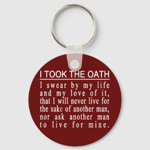 Llavero Tecla de John Galt Oath