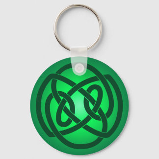 Llavero Tecla de Knot de bucle único verde