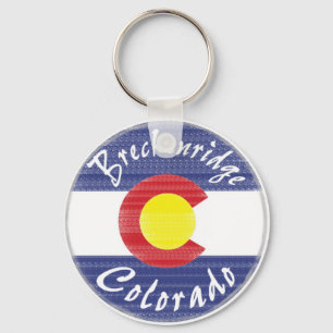 Llavero Tecla de la bandera del círculo de Breckenridge Co