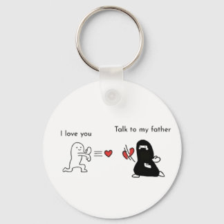 Llavero Tecla de la pareja islámica