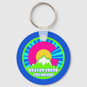 Llavero Tecla de las montañas del neón de Beaver Creek Col