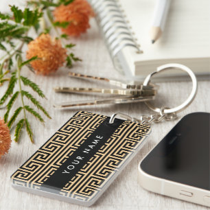 Llavero Tecla de lucioperca griega H Brown, su nombre, per