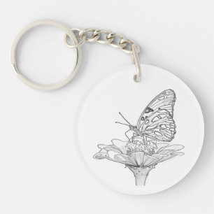 Llavero Tecla de mariposa