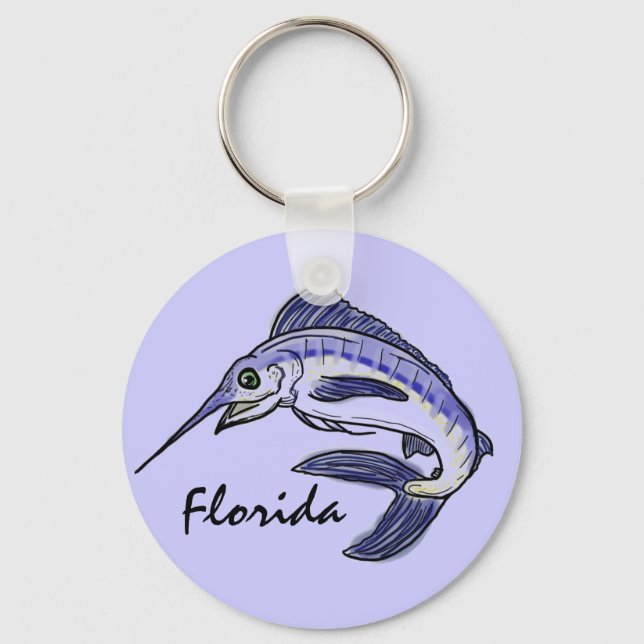 Llavero Tecla de marlin azul de Florida (Anverso)