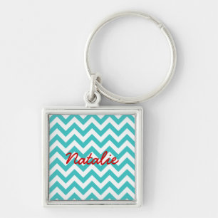 Llavero Tecla de moda Chevron Premium