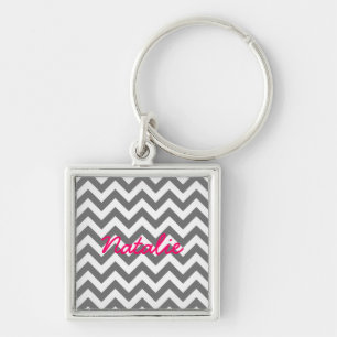 Llavero Tecla de moda Chevron Premium