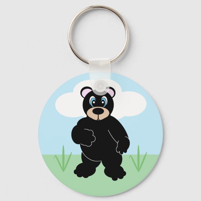 Llavero Tecla de oso de Personalizado suave (Anverso)